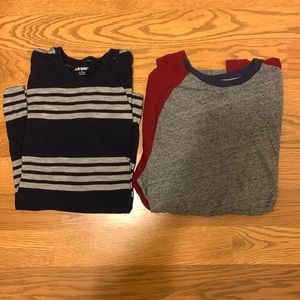 2-pack long sleeve shirts